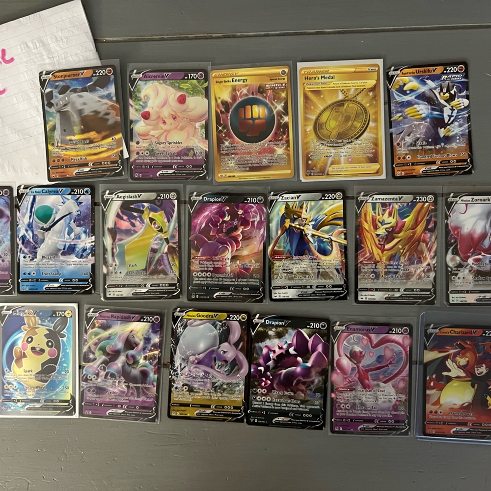 Large variety of Pokémon cards!!!  First editions through present!!